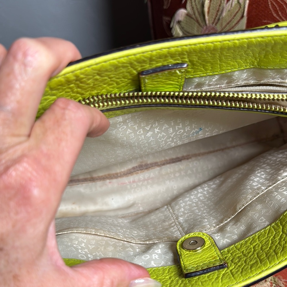 Kate Spade Green Satchel with Textured Design - Picture 13 of 16